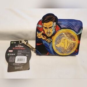Loungefly Marvel Dr Strange Multiverse Madness Glow in Dark Wallet